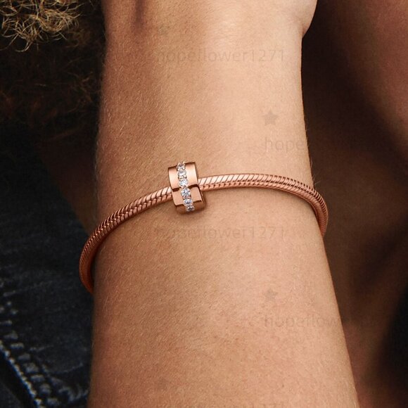 Pandora Sparkling Row Spacer Charm - Picture 5 of 5